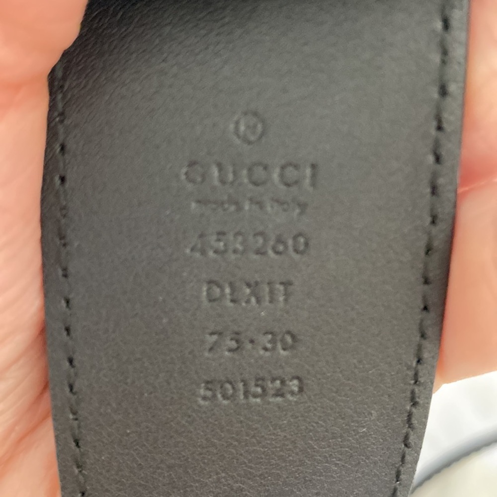 Gucci pearl and gold belt, size 75cm - Picture 5 of 5